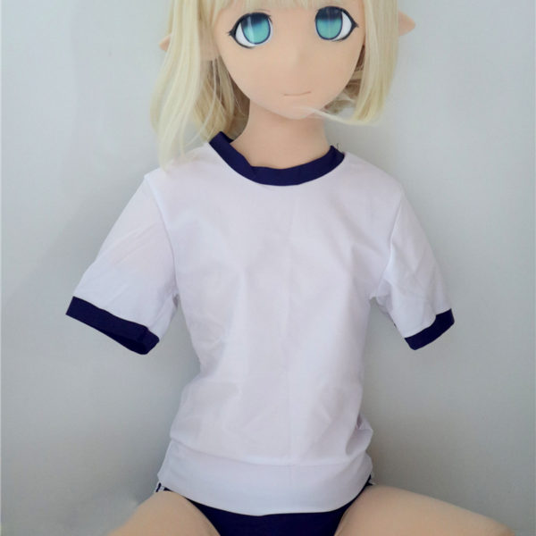 Estartek 11 Japan Anime Sakura Sex Plush Doll Half Body Blue School Suit Version For Holiday 