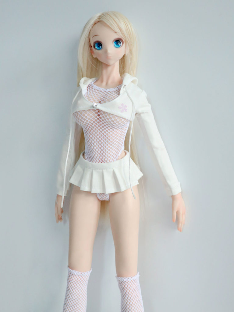 60cm Japan Sakura Doll 13 Anime Seamless Silicone Doll Hinagiku White